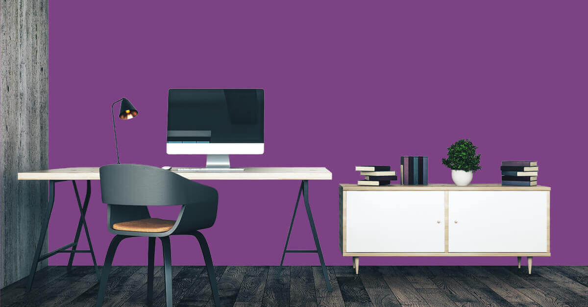 Photo wallpaper solid purple