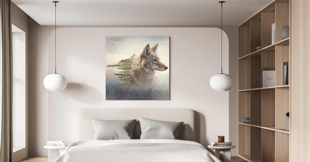 Wolf canvas prints