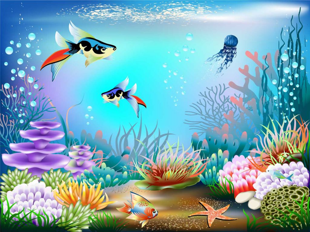 Vissen in de zee