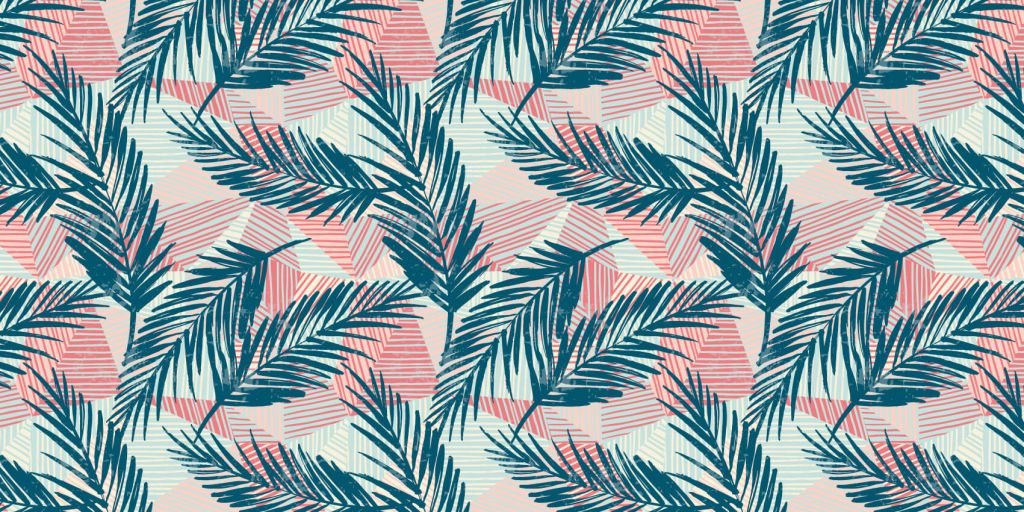 Abstracte palmbladeren