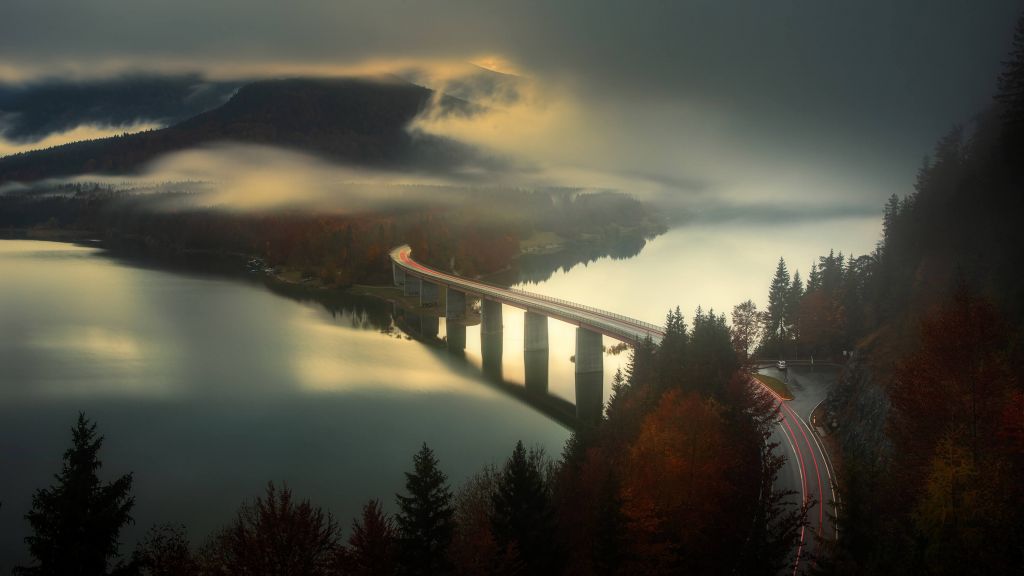 Bridge to the fog